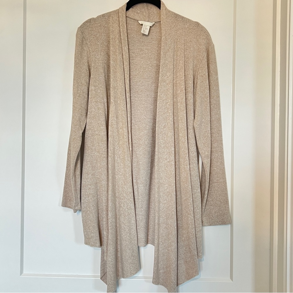 H&M tan cardigan